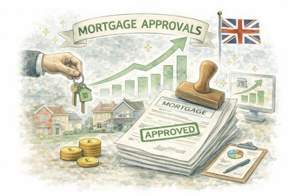 Mortgage approvals